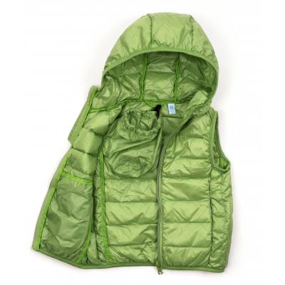 Жилет KURT пуховый с капюшоном (V-HT-580T-116-green)