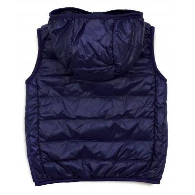 Жилет KURT пуховый с капюшоном (V-HT-580T-122-blue)