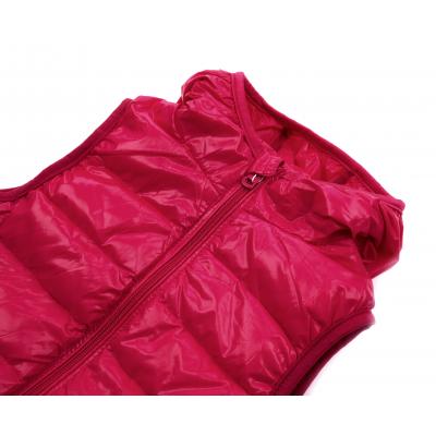 Жилет KURT пуховый с капюшоном (V-HT-580T-92-fuchsia)