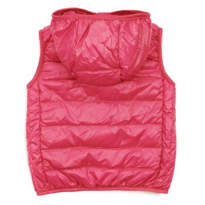 Жилет KURT пуховый с капюшоном (V-HT-580T-92-pink)