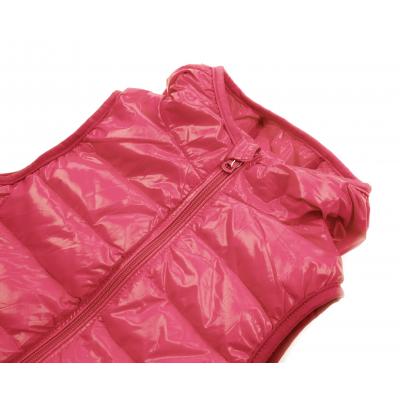 Жилет KURT пуховый с капюшоном (V-HT-580T-92-pink)