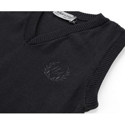 Жилет NA вязаный (12-2064-152B-black)